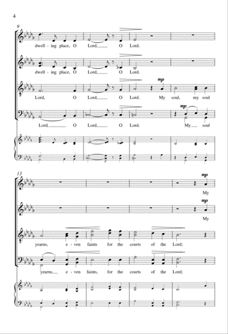 How Lovely Is Your Dwelling Place Divisi scores gallery preview page 3
