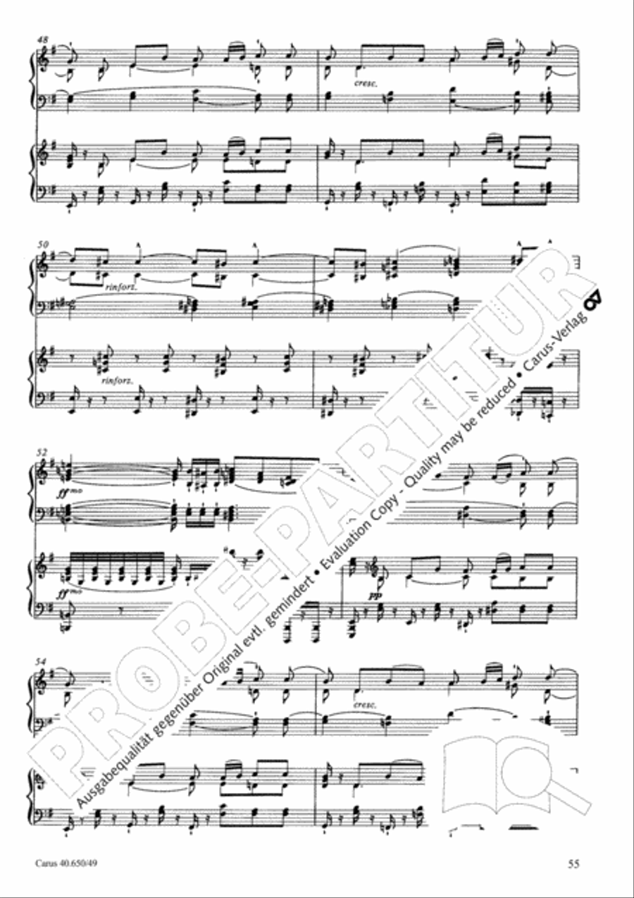 Petite Messe solennelle 4-Part scores gallery preview page 56