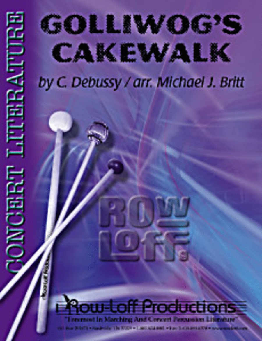 Golliwog's Cakawalk Percussion Ensemble scores gallery preview page 1