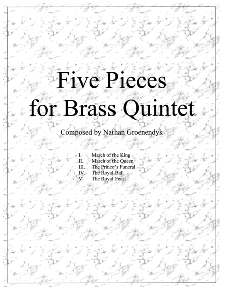 Five Pieces for Brass Quintet image number null