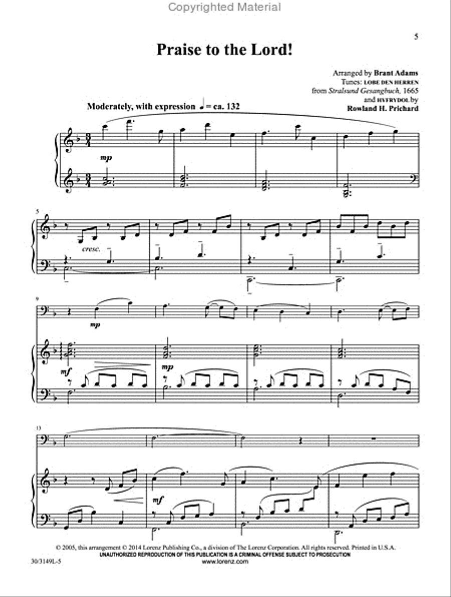 Trombone or Euphonium Solos for Worship, Vol. 2 Euphonium scores gallery preview page 3