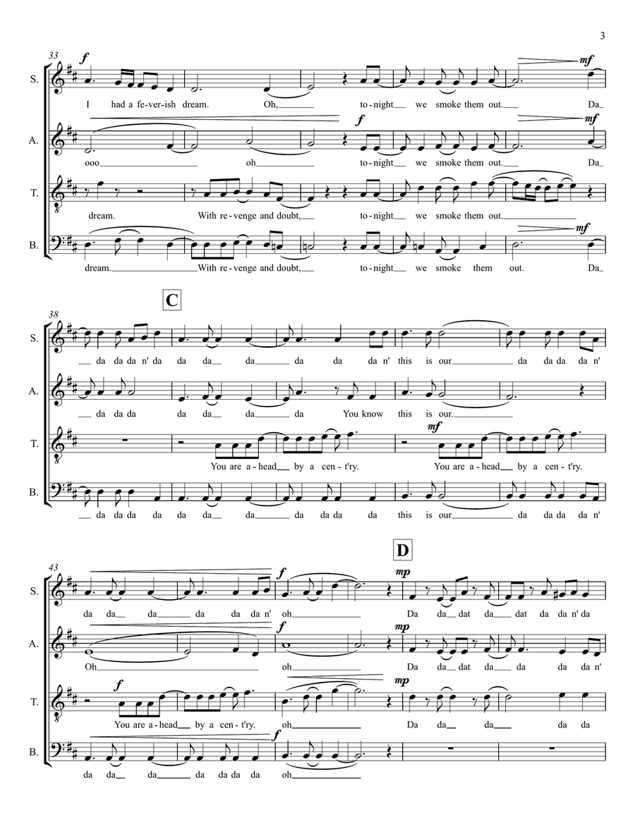 Ahead By A Century Ahead By A Century 4-Part scores gallery preview page 3