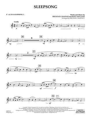 Sleepsong (arr. Michael Sweeney) - Eb Alto Saxophone 2