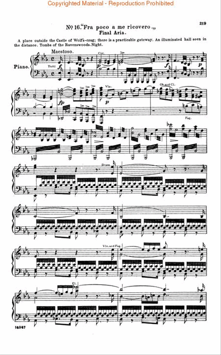 Lucia di Lammermoor Voice scores gallery preview page 4