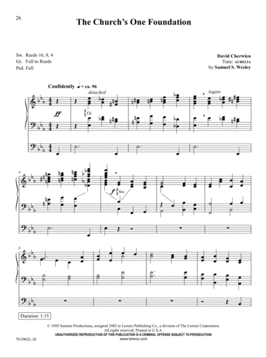 The Sacred Organ Library, Vol. 2 Organ Solo scores gallery preview page 15