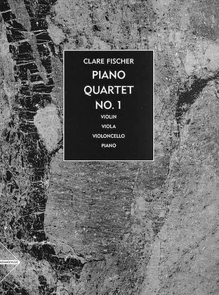 Book cover for Piano Quartet No. 1
