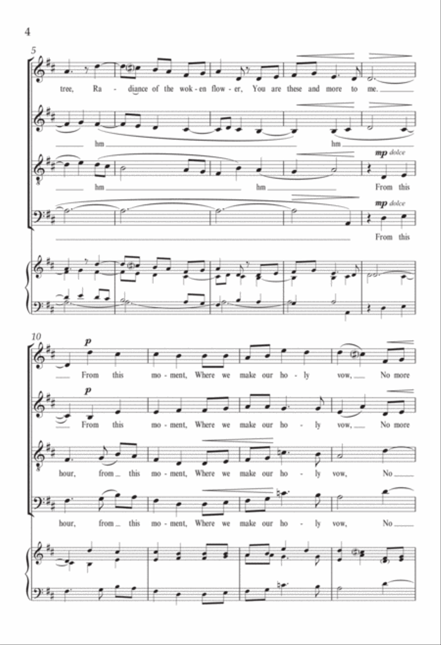 Light Upon the Water 4-Part scores gallery preview page 4