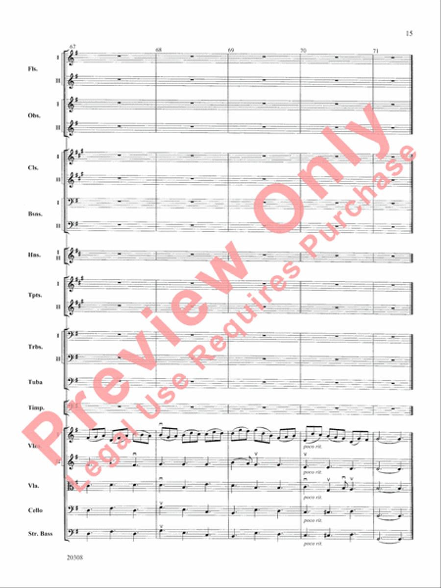 Jesu, Joy of Man's Desiring Full Orchestra scores gallery preview page 16