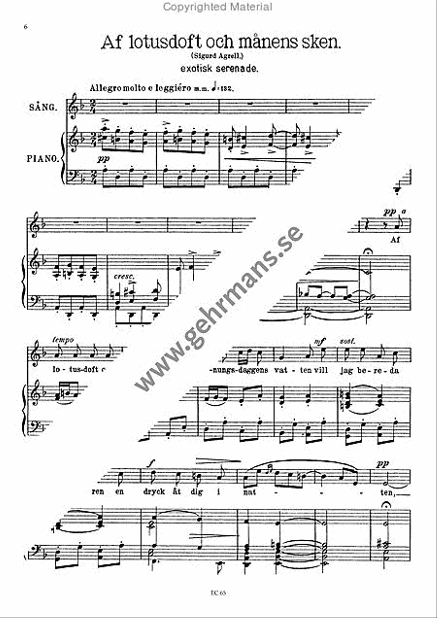 Exotiska Sanger Voice Solo scores gallery preview page 3
