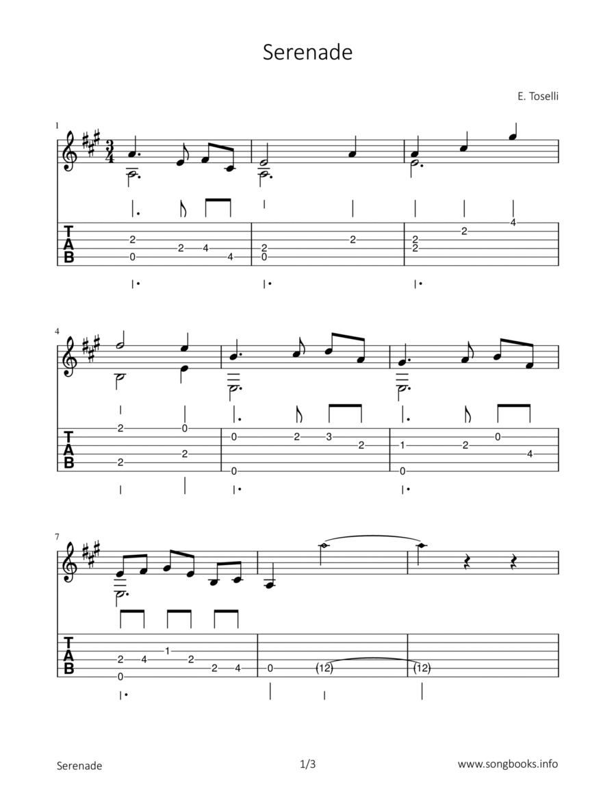 Serenade Serenade Chamber Music scores gallery preview page 1