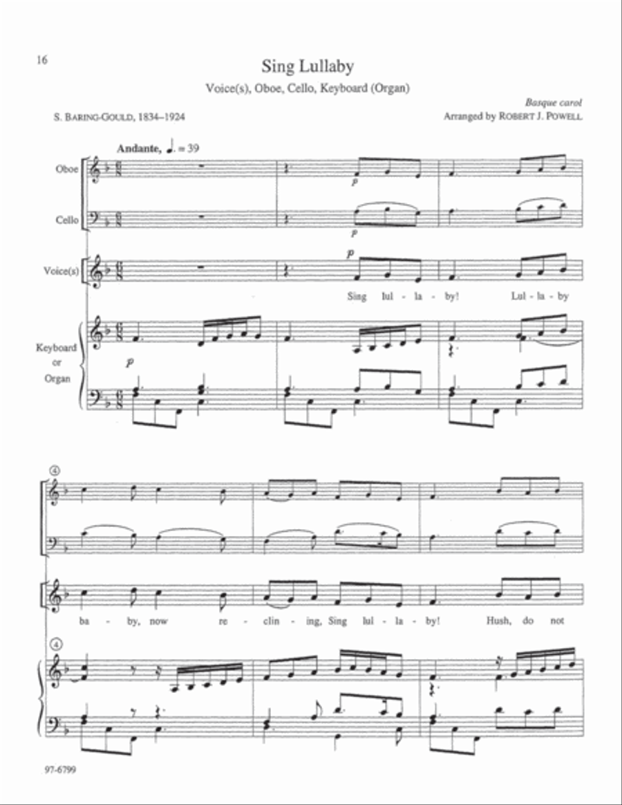 Cradle Carols, Set 1 Cradle Carols, Set 1 Voice scores gallery preview page 5