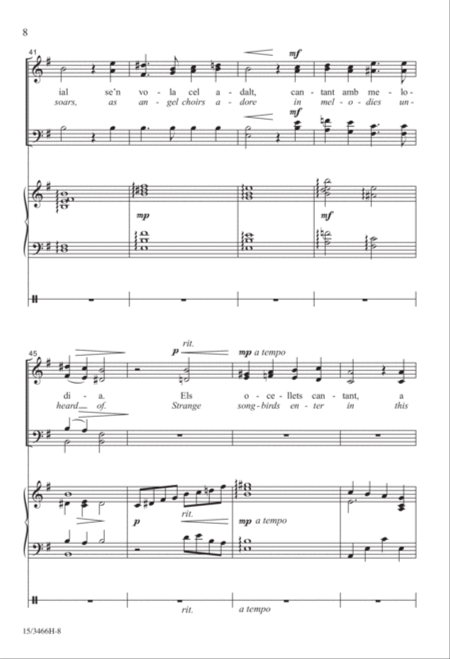 Tres Villancicos Españoles 4-Part scores gallery preview page 7