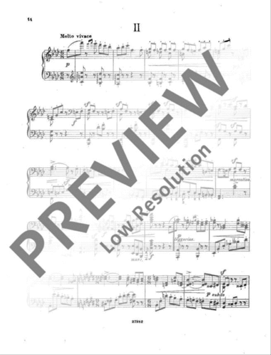 Sonata No. 1 D Major Piano Solo scores gallery preview page 17