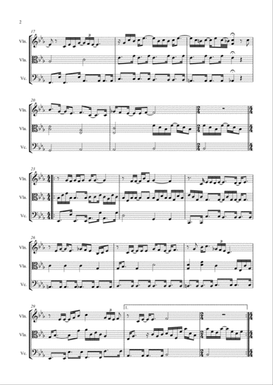 Your Song String Trio scores gallery preview page 2