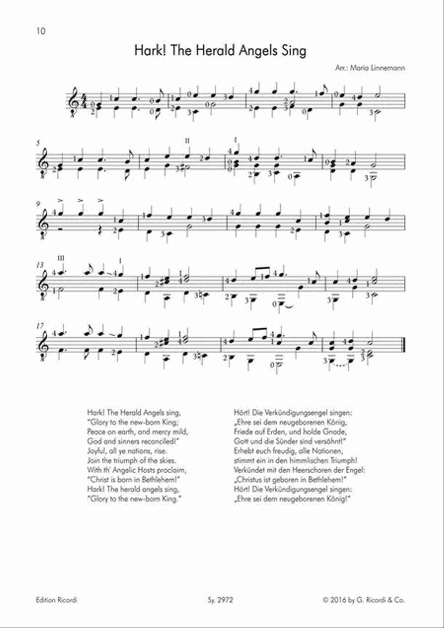 Christmas Carols Guitar scores gallery preview page 3