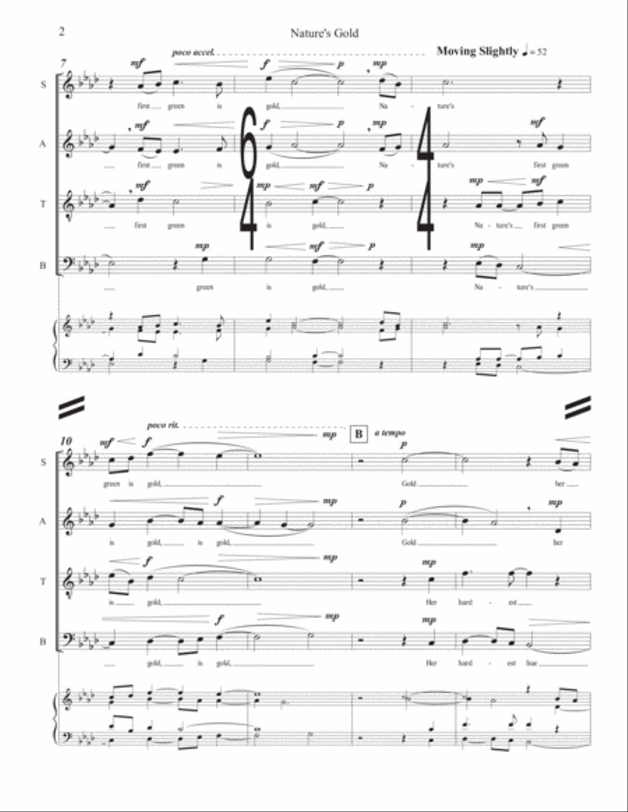 Nature's Gold 4-Part scores gallery preview page 5