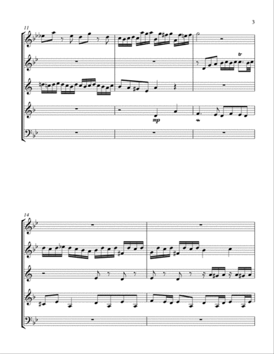 "Little" Fugue in g-minor for Woodwind Quintet image number null