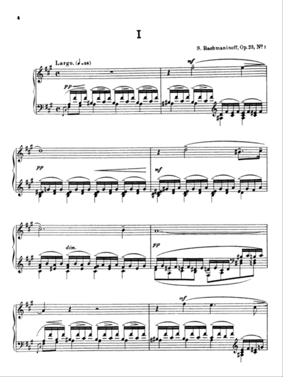 Ten Preludes, Op. 23