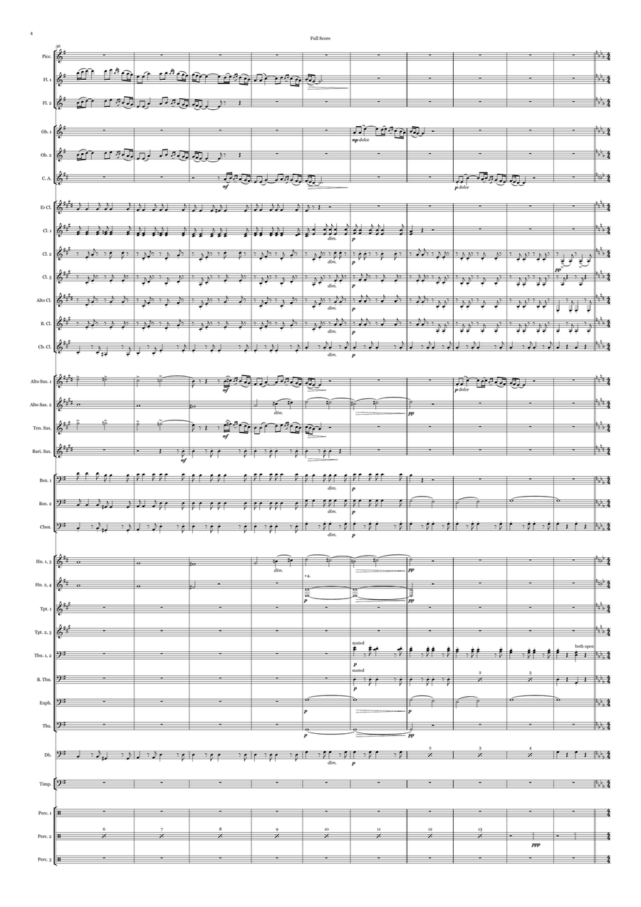 Polovtsian Dances (from the Opera 'Prince Igor') Concert Band scores gallery preview page 4