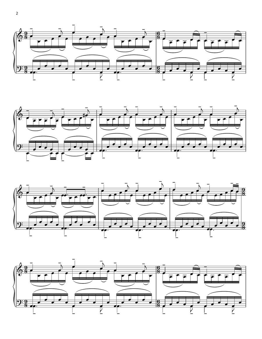 The Heart Asks Pleasure First Piano Solo scores gallery preview page 2