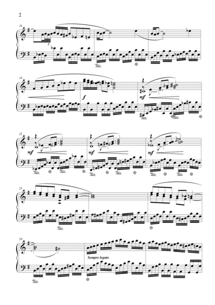 Prelude in E minor for piano in 2 movements image number null