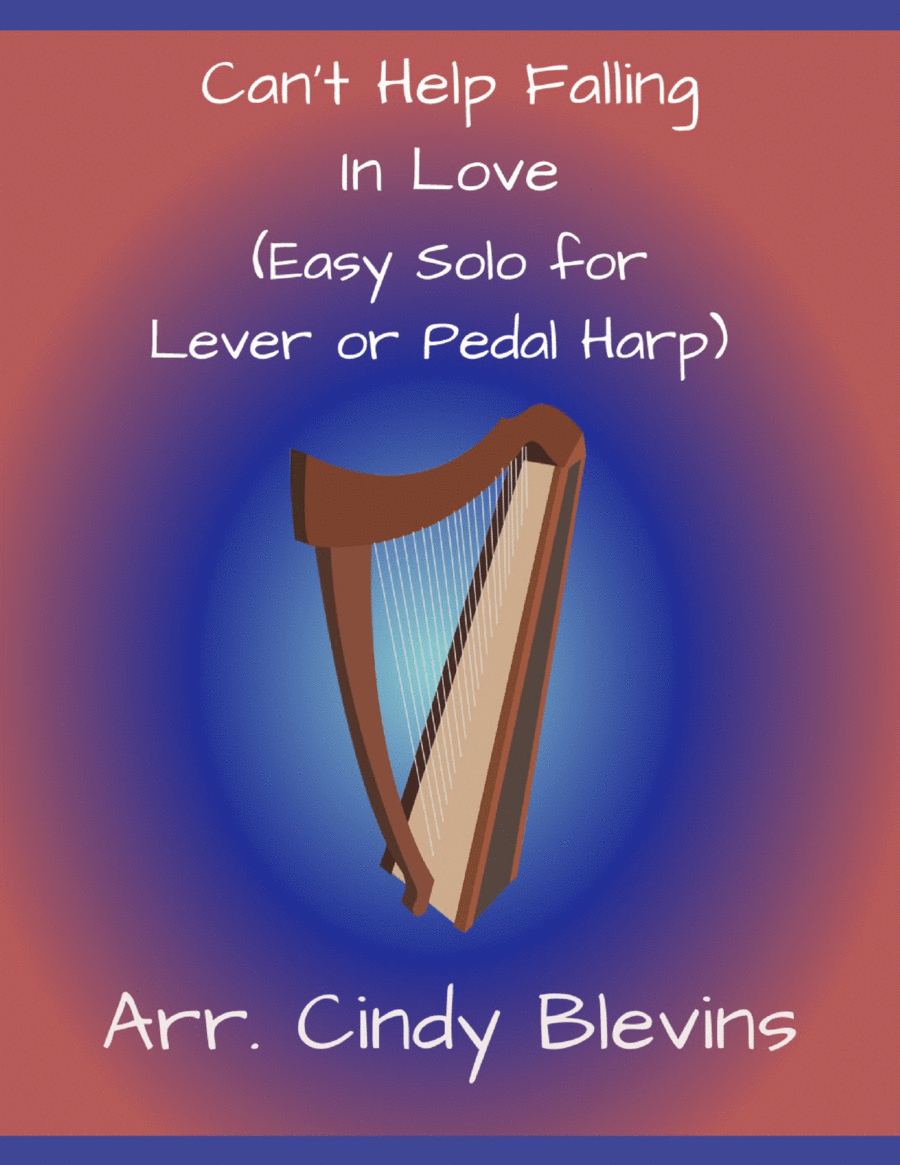 Can't Help Falling In Love Harp scores gallery preview page 1