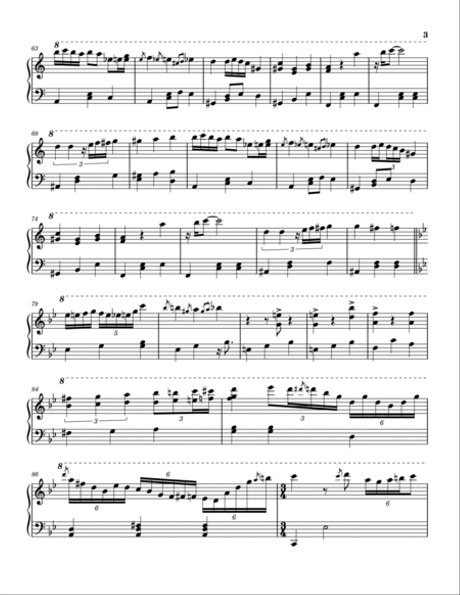 Life Is But A Dream Piano Solo scores gallery preview page 3