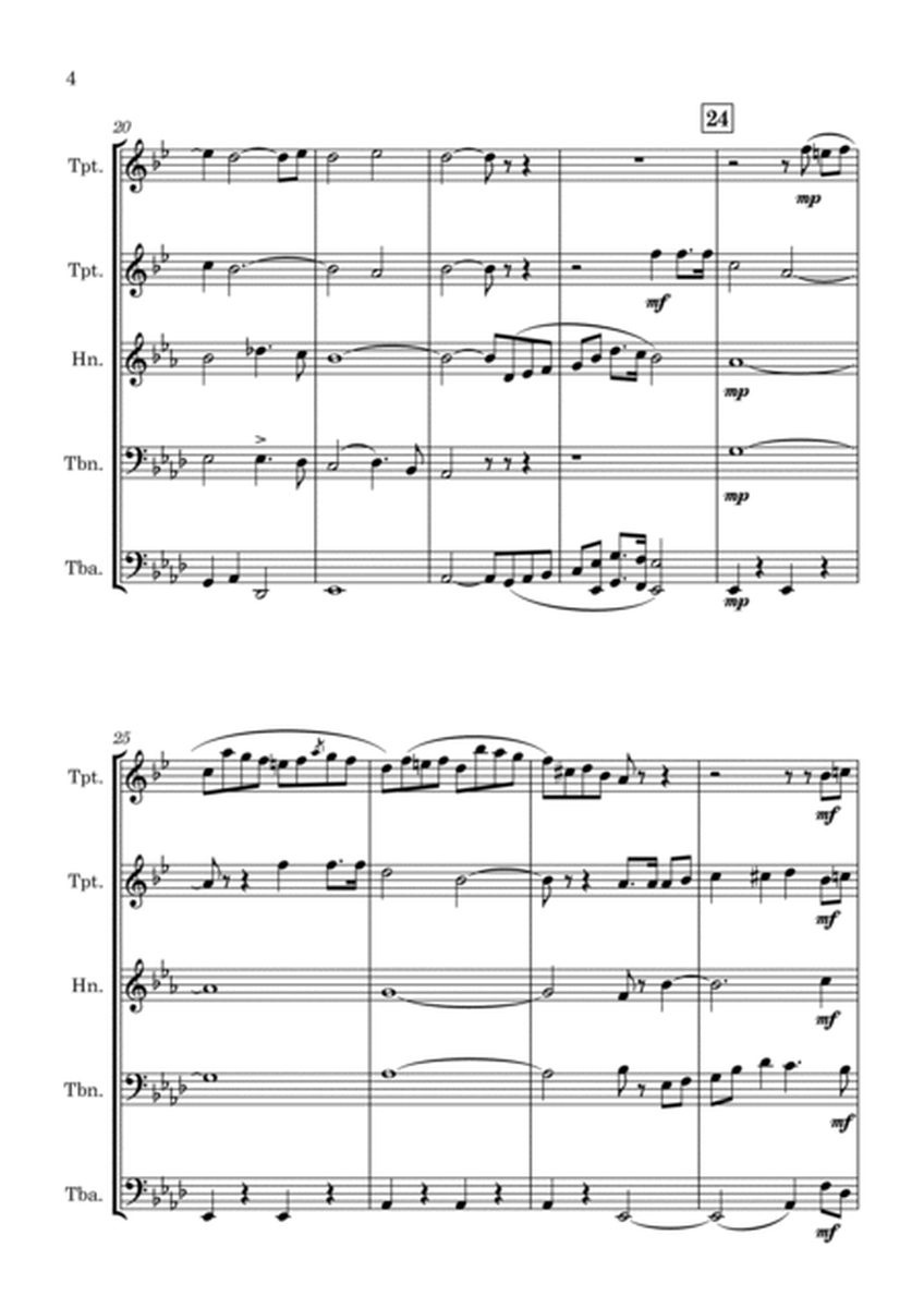 Easter Anthem, Op. 46 (for Brass Quintet) image number null