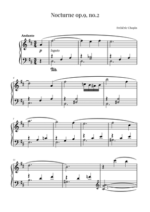 Book cover for Nocturne op.9, no.2