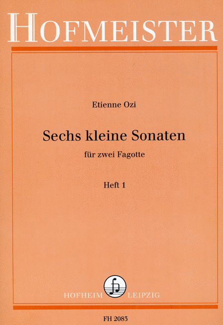 Sechs kleine Sonaten, Heft 1