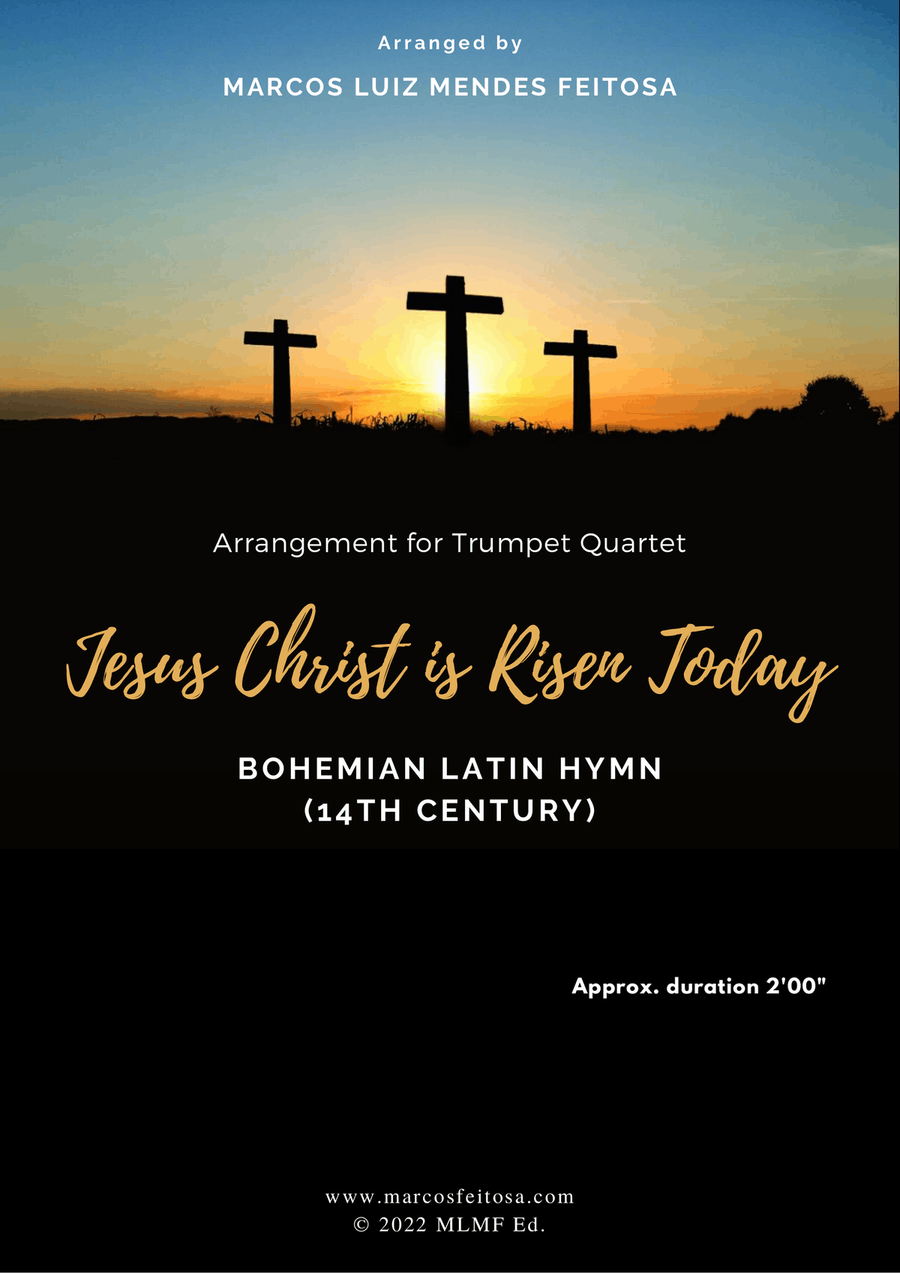Jesus Christ is Risen Today - Trumpet Quartet Brass Quartet scores gallery preview page 1