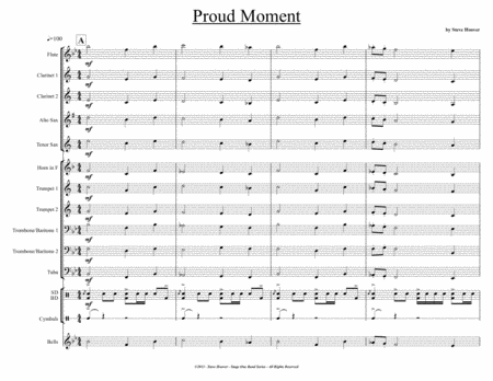 Proud Moment - for Concert Band - Grade 1 image number null