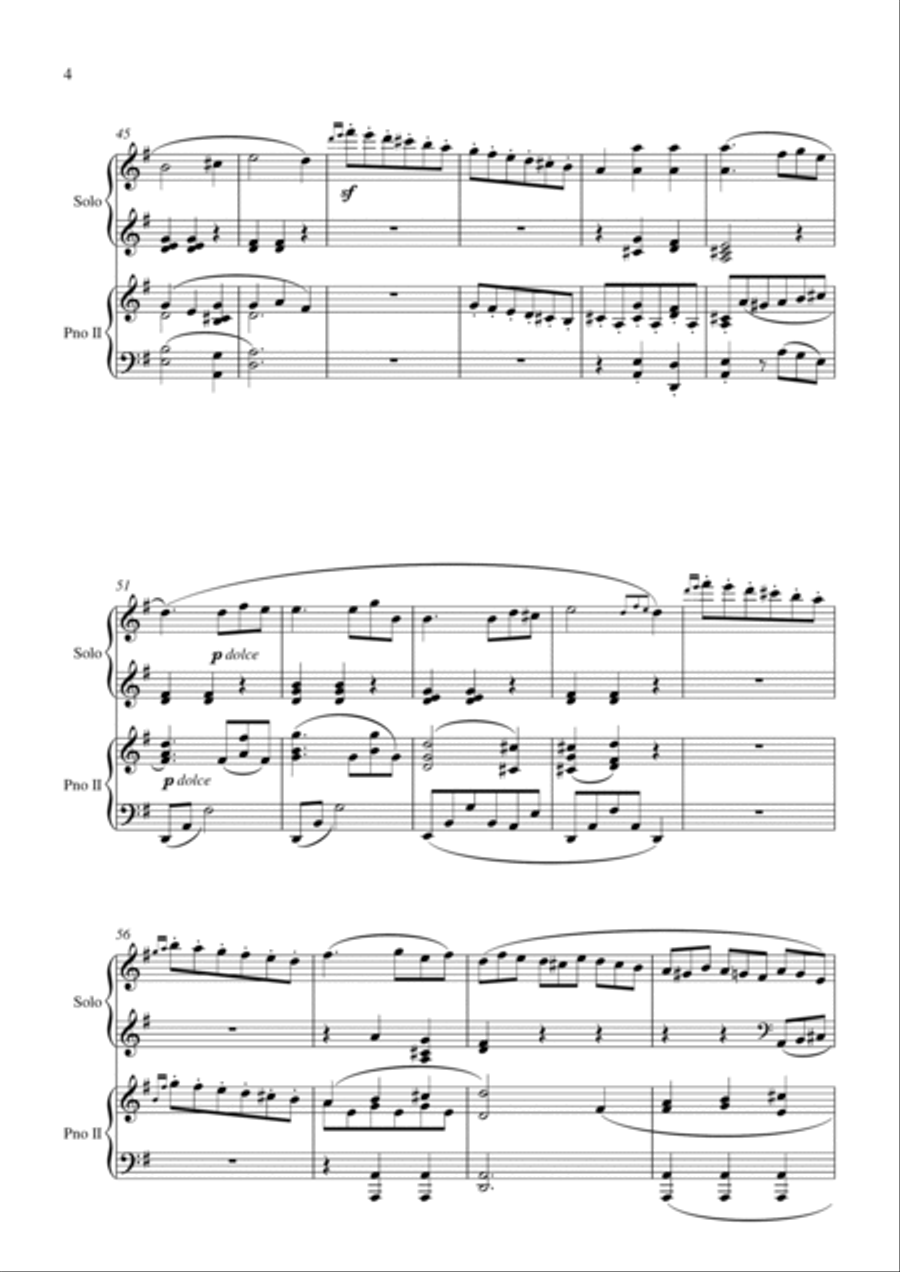F. Kuhlau Sonatine Op. 20 No. 2 First Movements for 2 Pianos 2 Pianos, 4-Hands scores gallery preview page 5