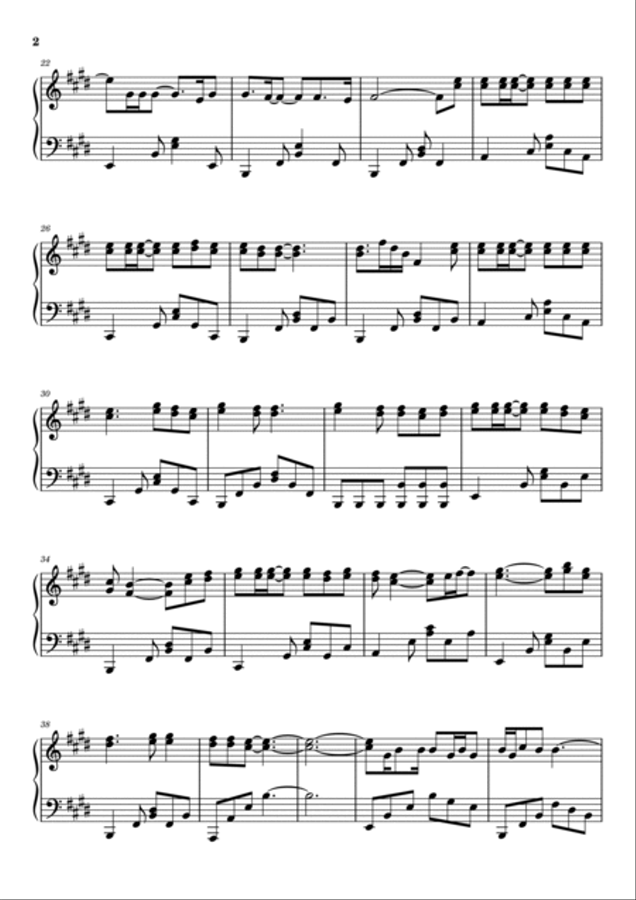 This Ain't A Love Song Piano Solo scores gallery preview page 2