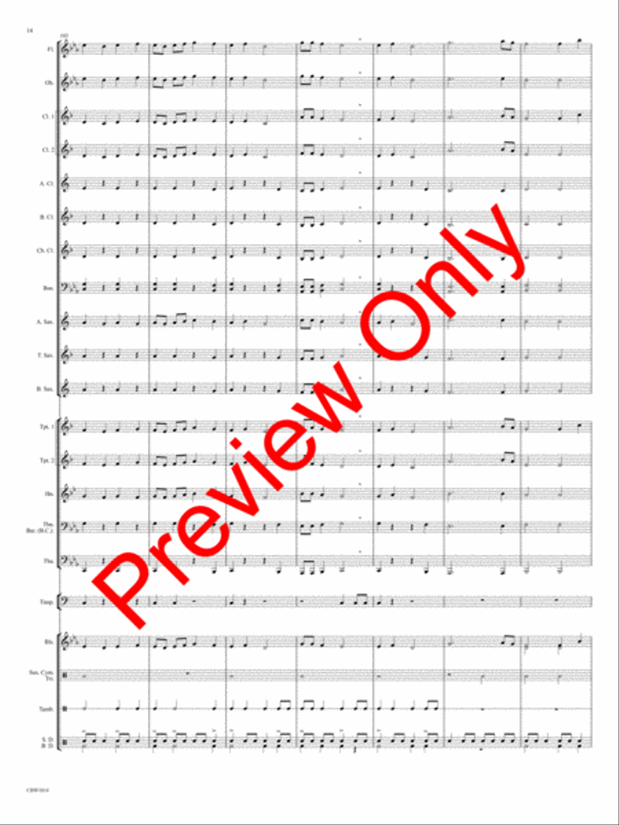 Laudis Concert Band scores gallery preview page 17