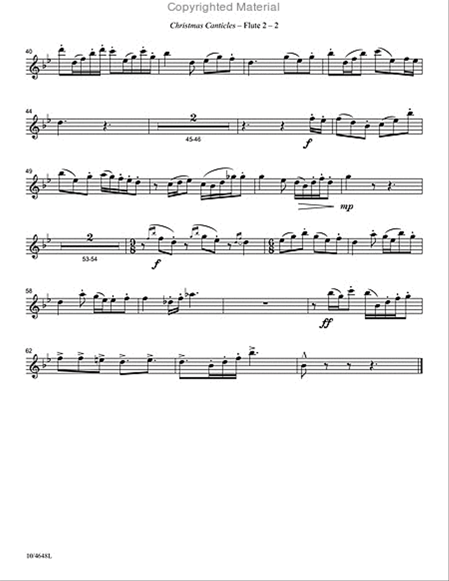 Christmas Canticles SSA scores gallery preview page 5