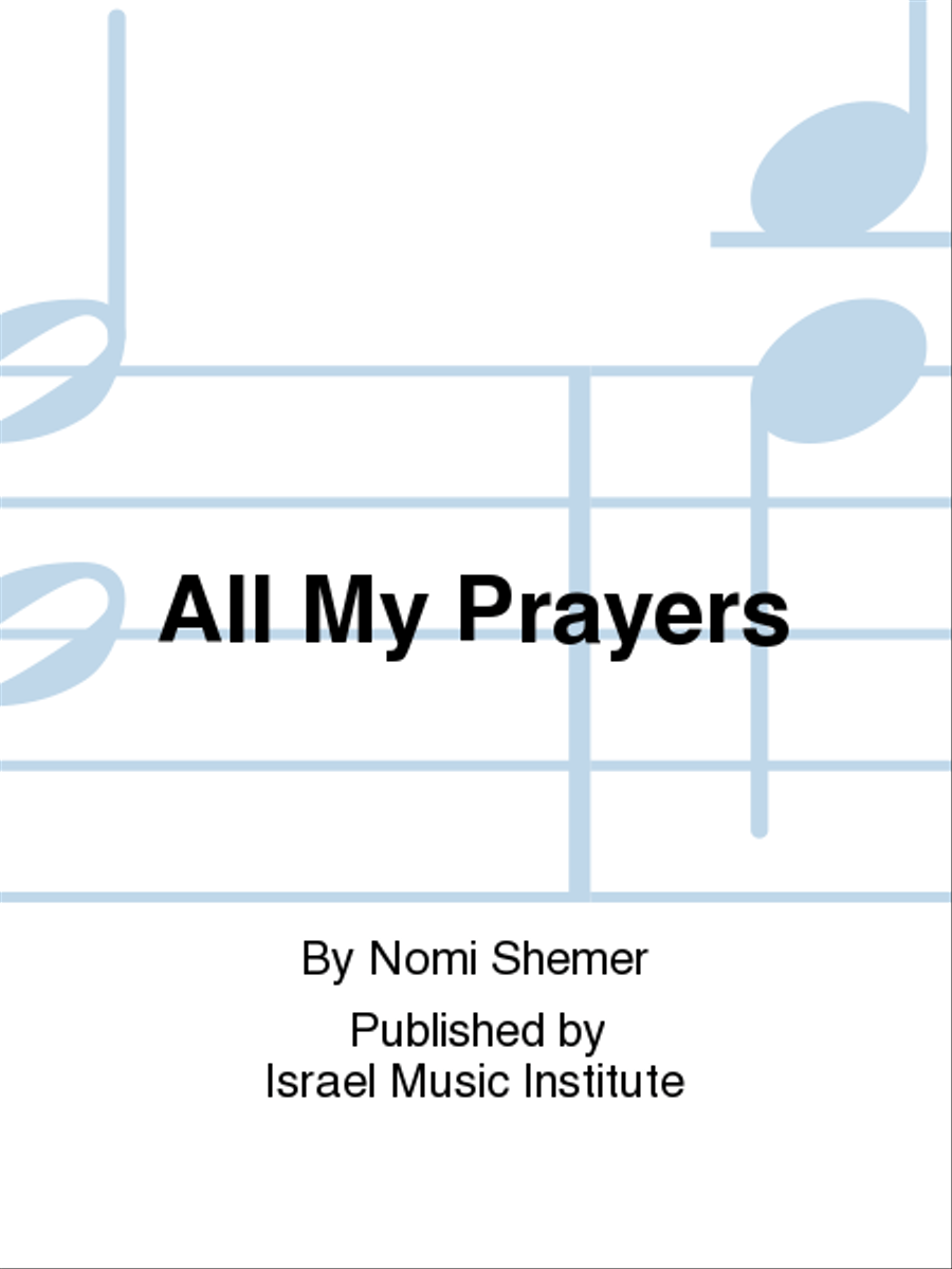 All My Prayers All My Prayers SSA scores gallery preview page 1