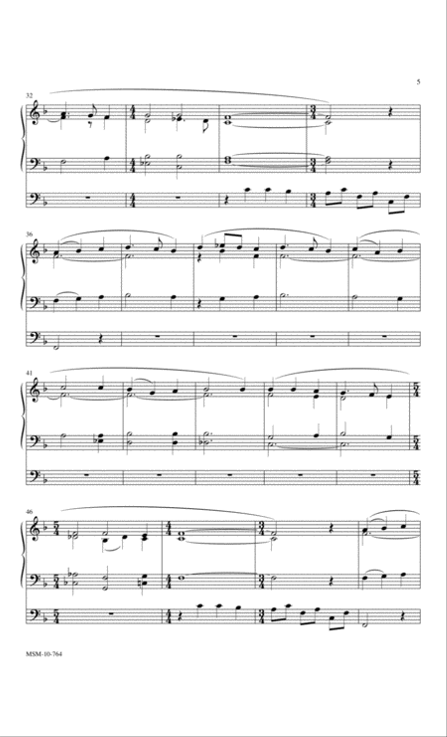 In Thee Is Gladness Organ scores gallery preview page 3