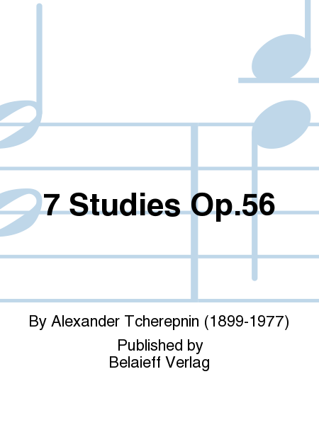 7 Studies Op. 56