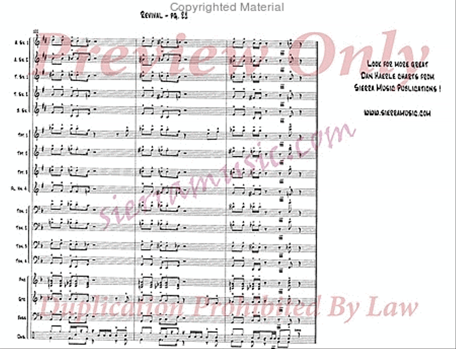 Revival Revival Jazz Ensemble scores gallery preview page 22