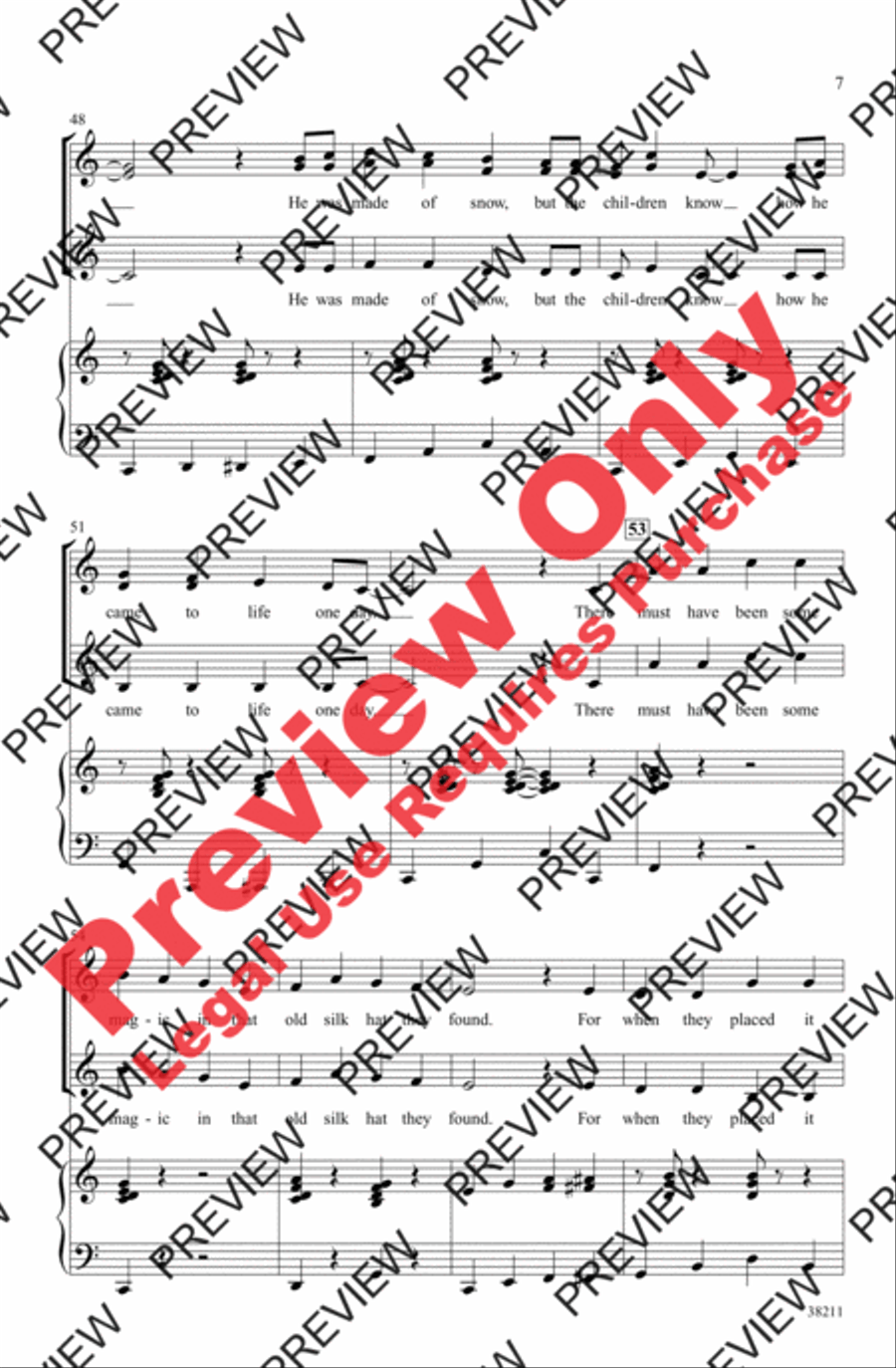 A Winter Blast! A Winter Blast! Women's Choir scores gallery preview page 7