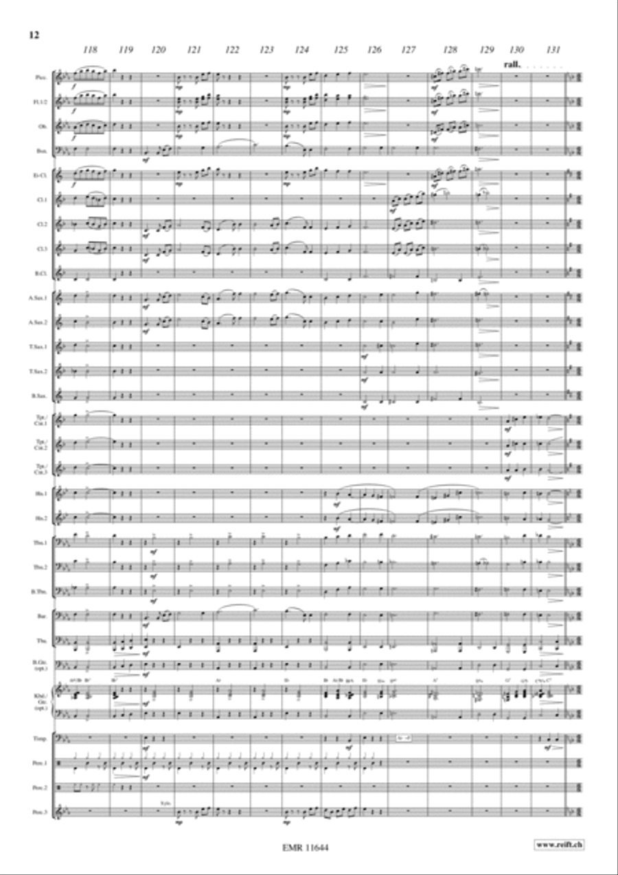 Flight To USA Concert Band scores gallery preview page 13