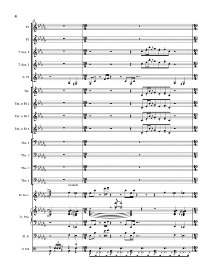 Cliroy Jazz Ensemble scores gallery preview page 5