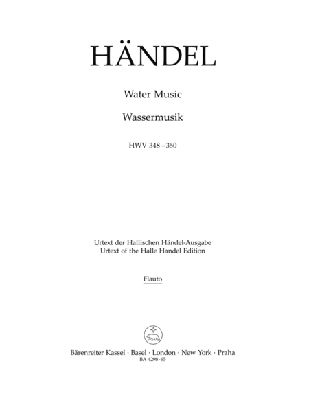 Water Music HWV 348-350