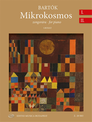 Book cover for Mikrokosmos for piano Volume 1-2, BB 105