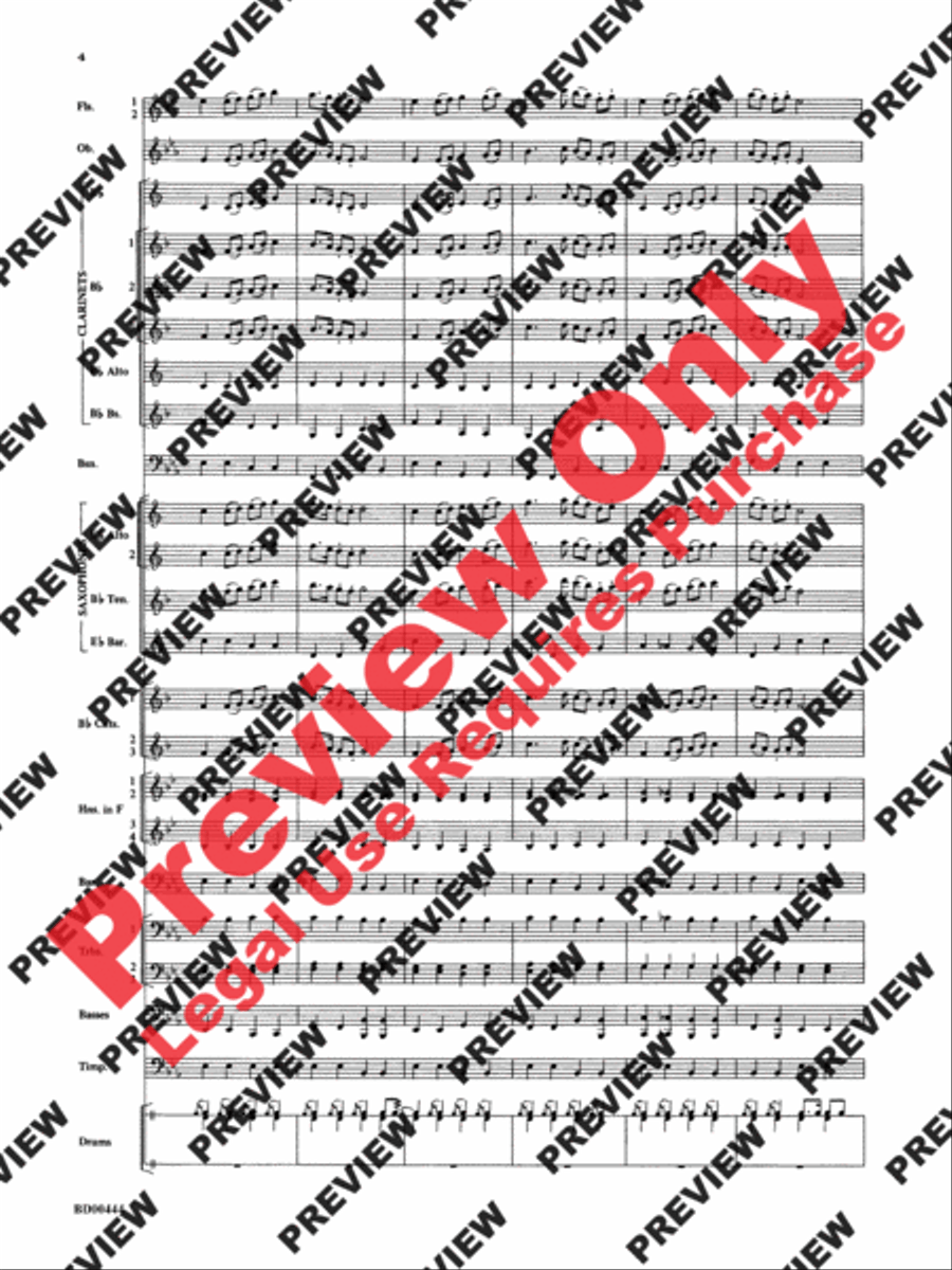 Lethbridge Overture Concert Band scores gallery preview page 5