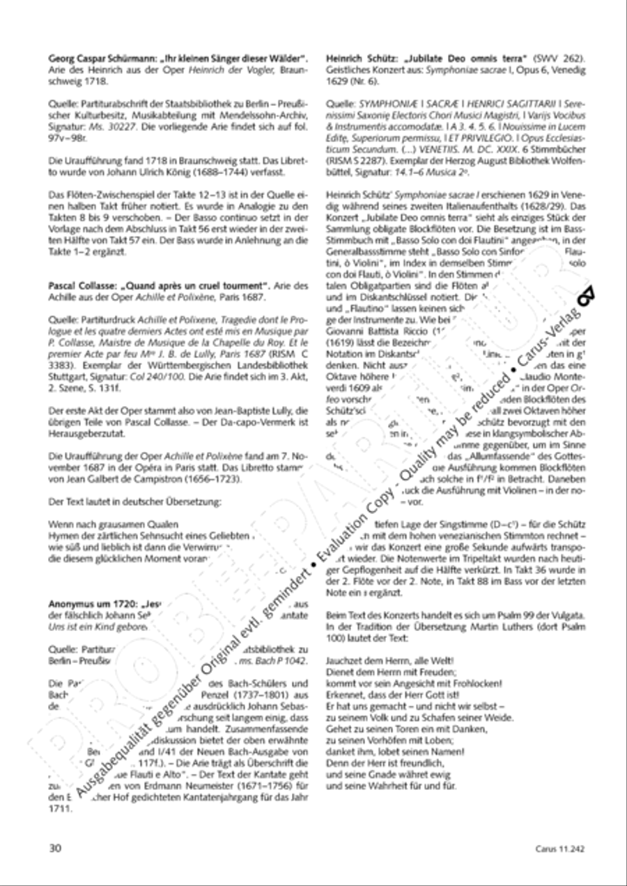 Flauto e voce IX Recorder scores gallery preview page 31