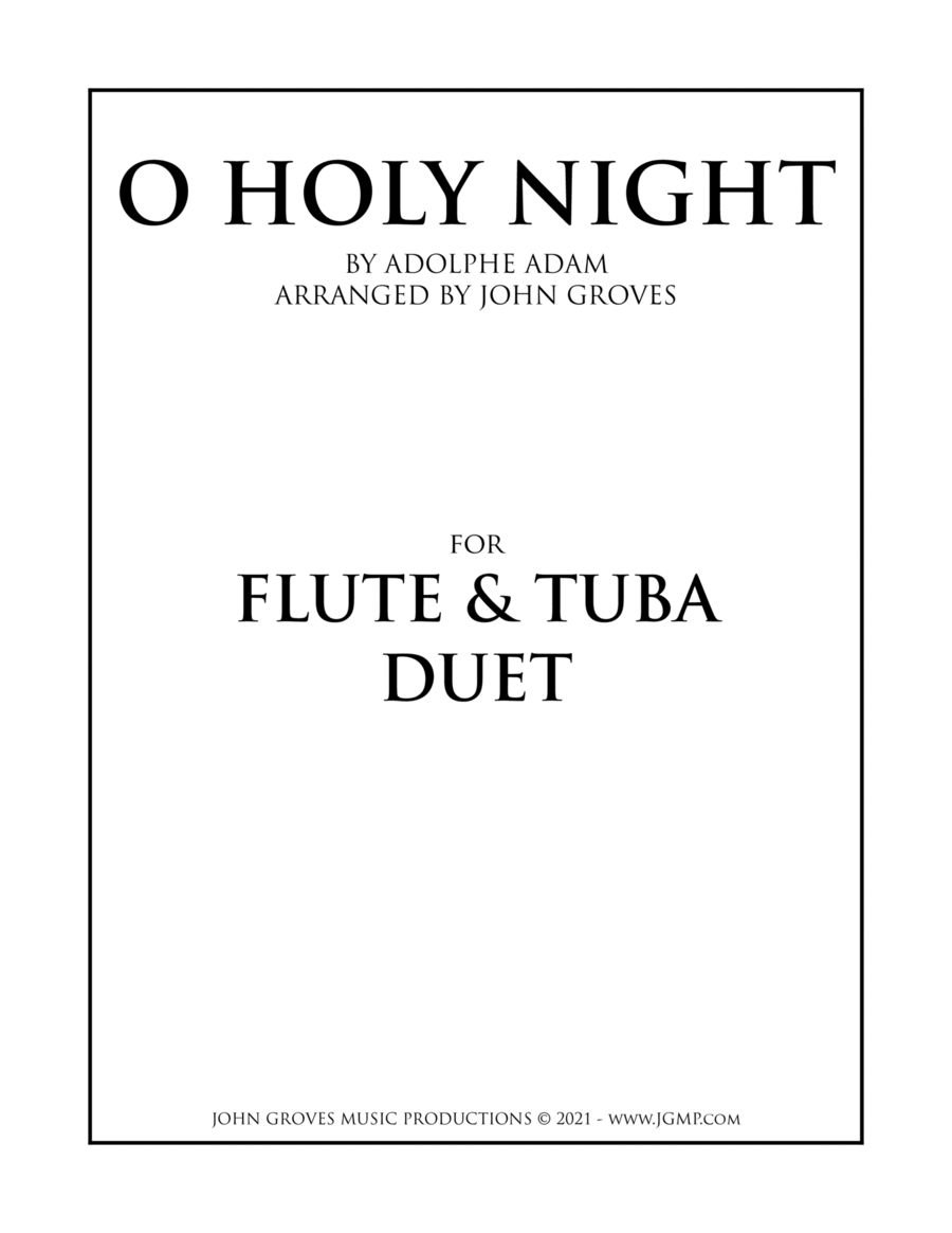 O Holy Night - Flute & Tuba Duet image number null