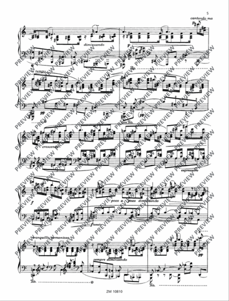 Sonata romantica Piano Solo scores gallery preview page 6