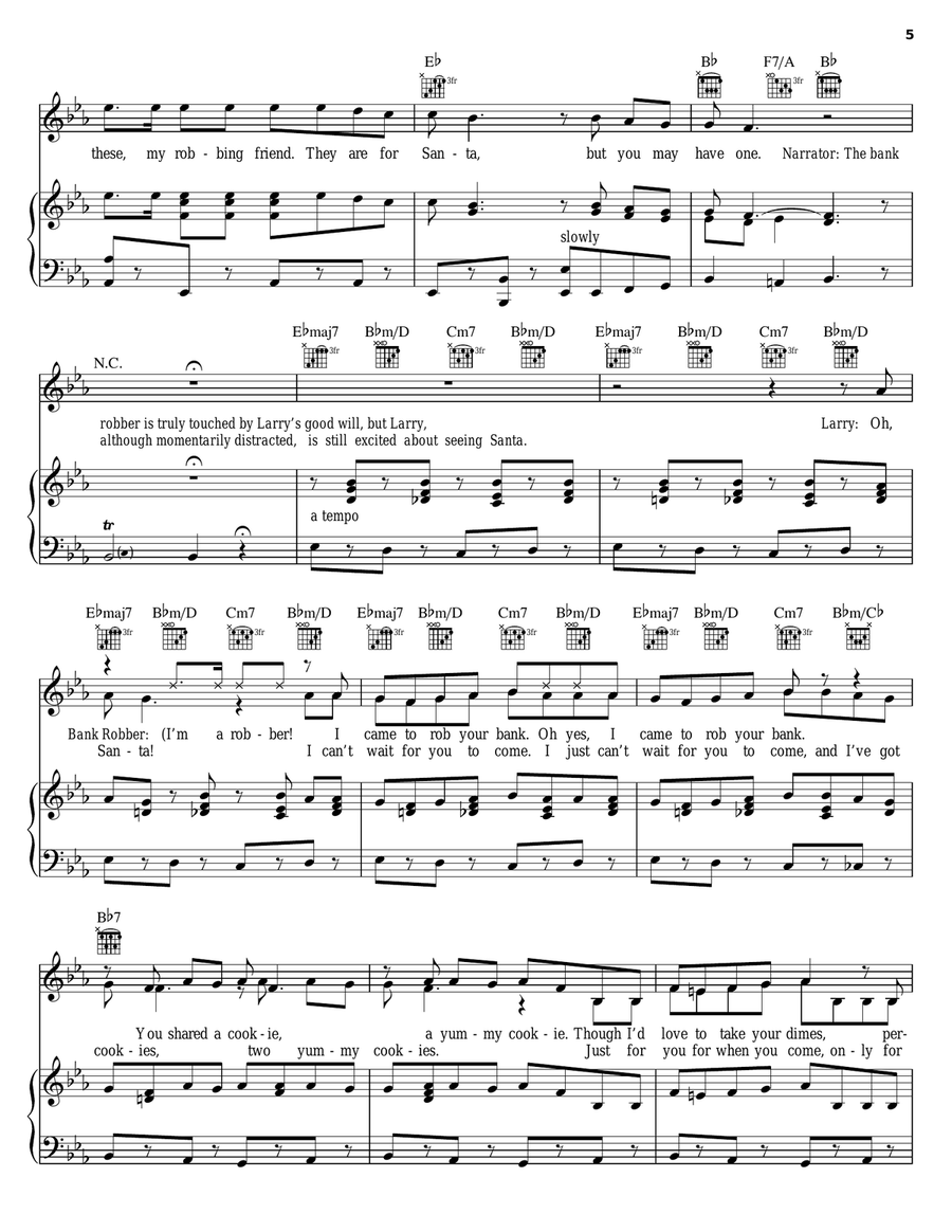 Oh, Santa! Oh, Santa! Piano, Vocal, Guitar scores gallery preview page 5